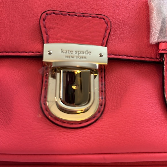 New- Lola Avenue “Lia” Kate Spade bright color Satchel with Gold-Tone Accents - Picture 4 of 17